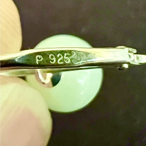 Sterling gemstone earrings - Picture 6 of 6